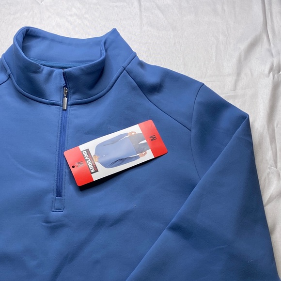 Kirkland Signature Blue Quarter Zip Pullovers - Picture 6 of 15